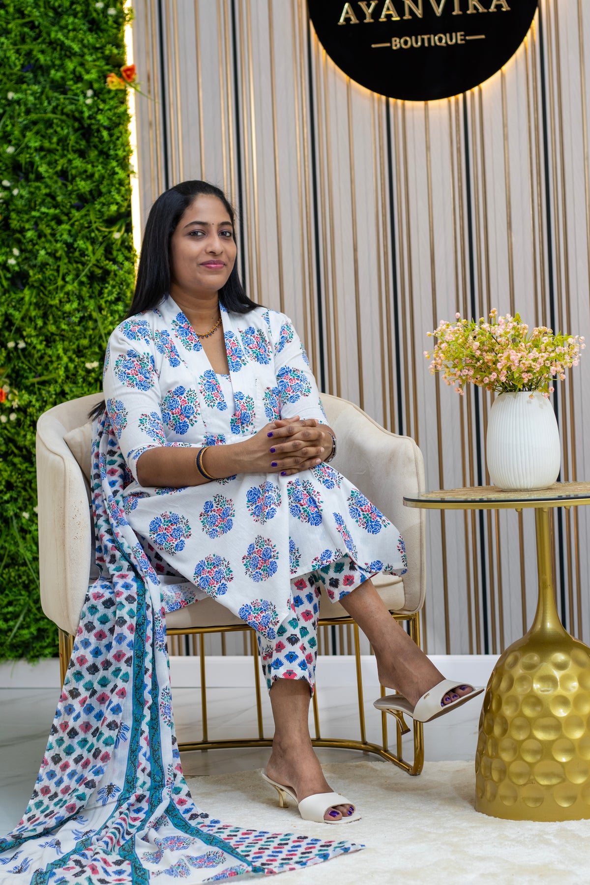 Pure Jaipur Cotton 3-Piece Set