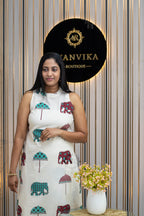Premium Floral Fine cotton Flex Kurta & Palazzo set