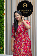 Mull Chanderi Fabric Coord set