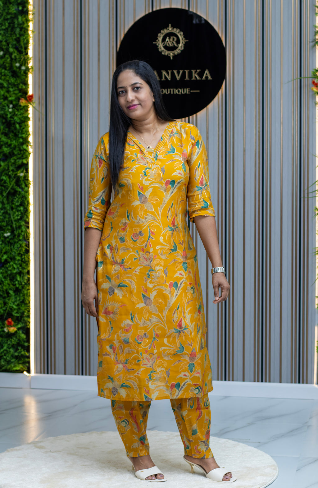 Mull Chanderi Fabric Coord set