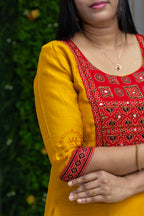 Classic Feel Ajrak Cotton Kurti