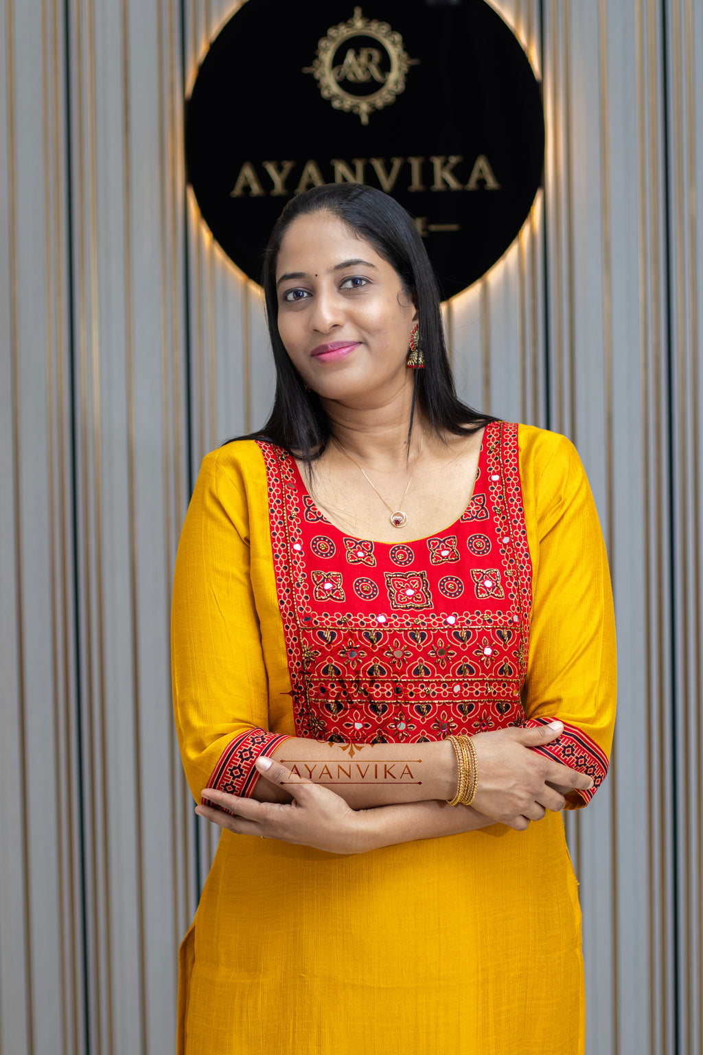 Classic Feel Ajrak Cotton Kurti