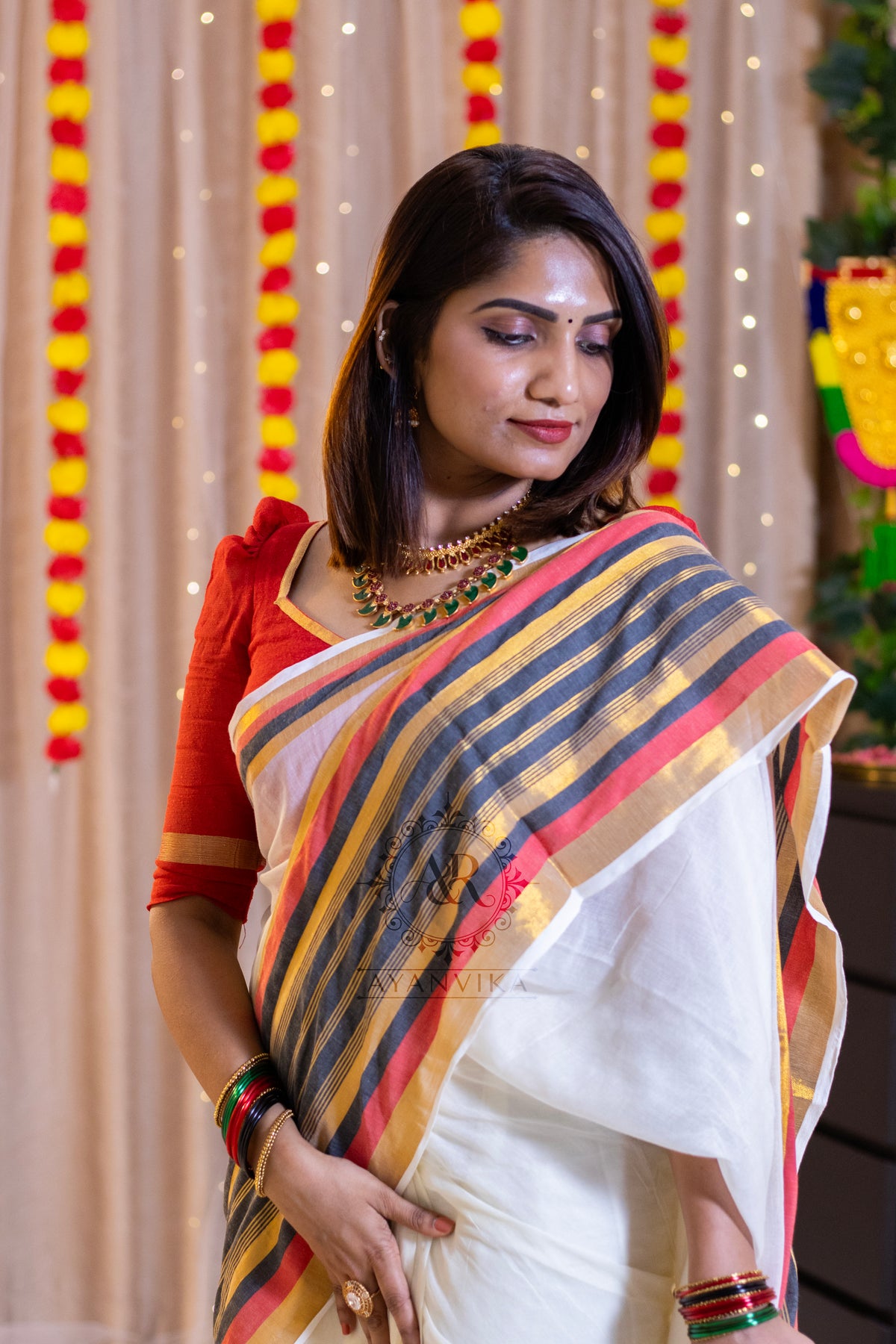 Mulmul Cotton Saree