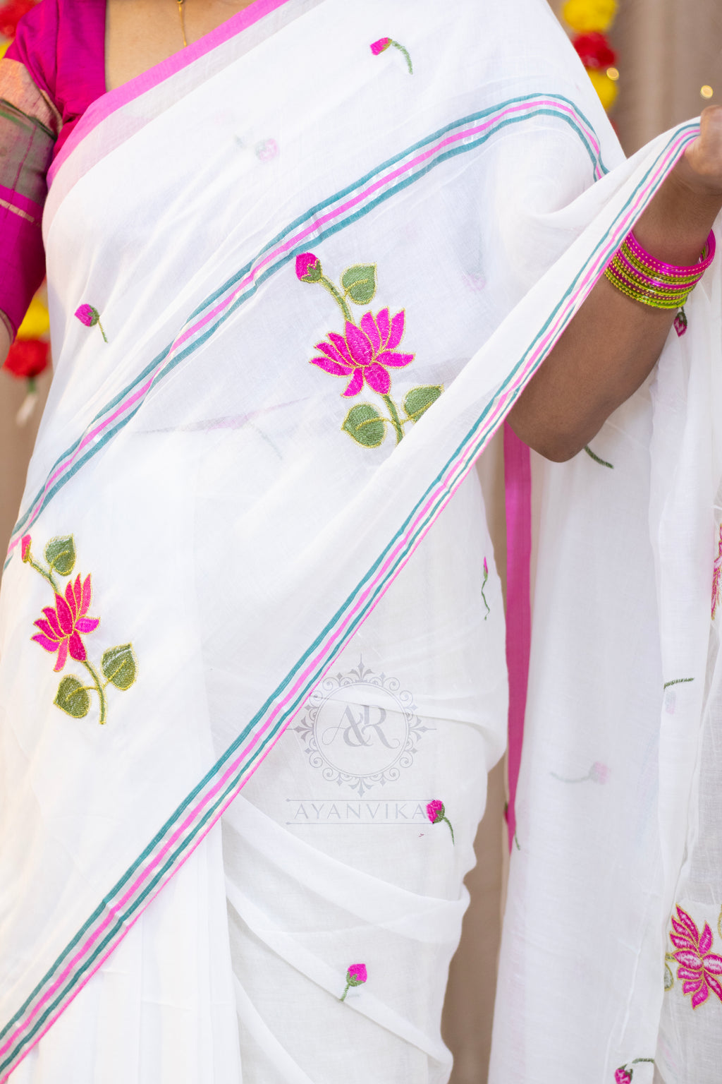 Mulmul Cotton Saree