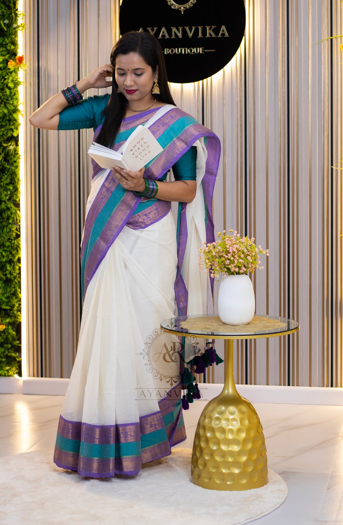 Mulmul Cotton Saree