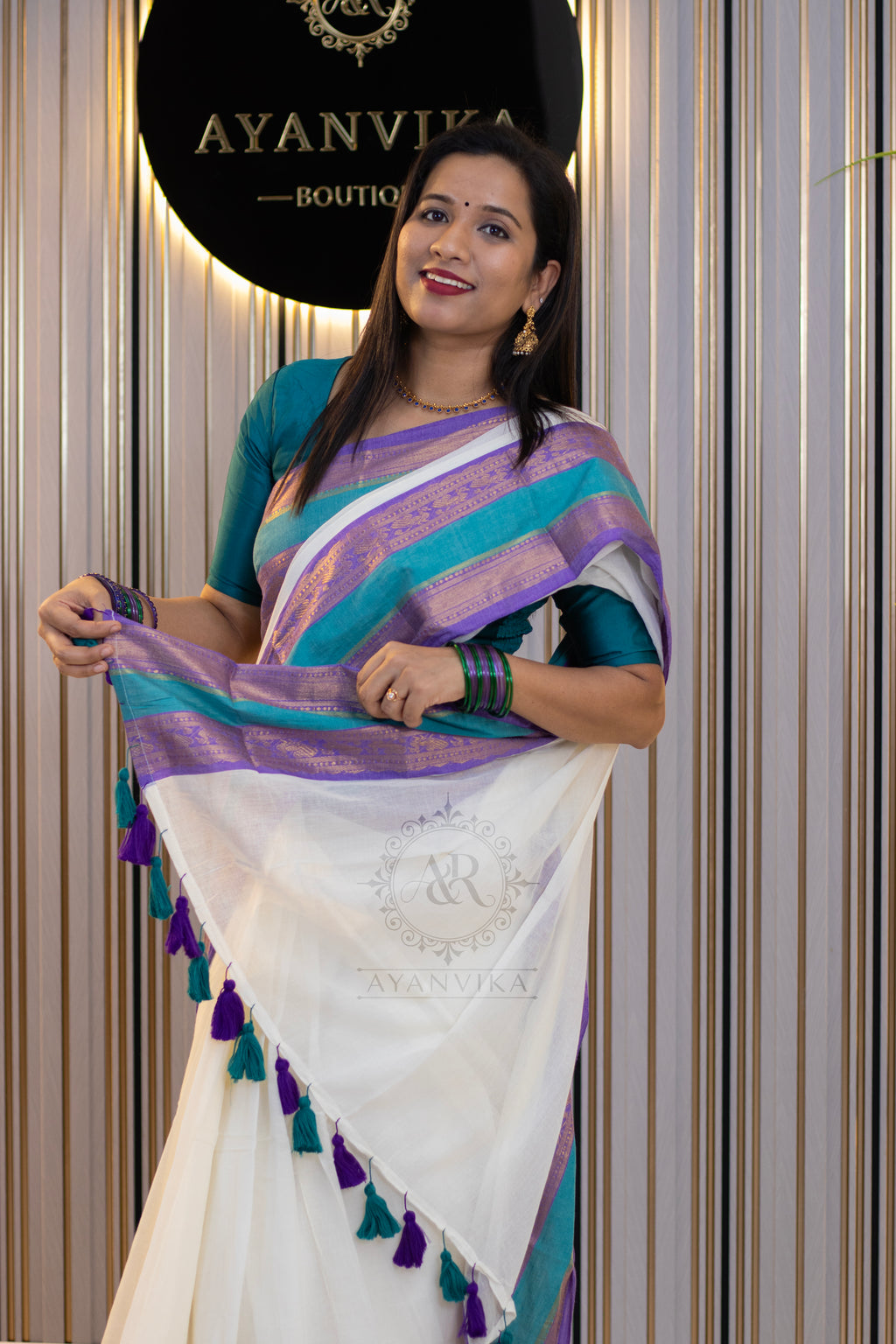 Mulmul Cotton Saree