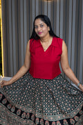 Panel Cut Flair Skirt & Top