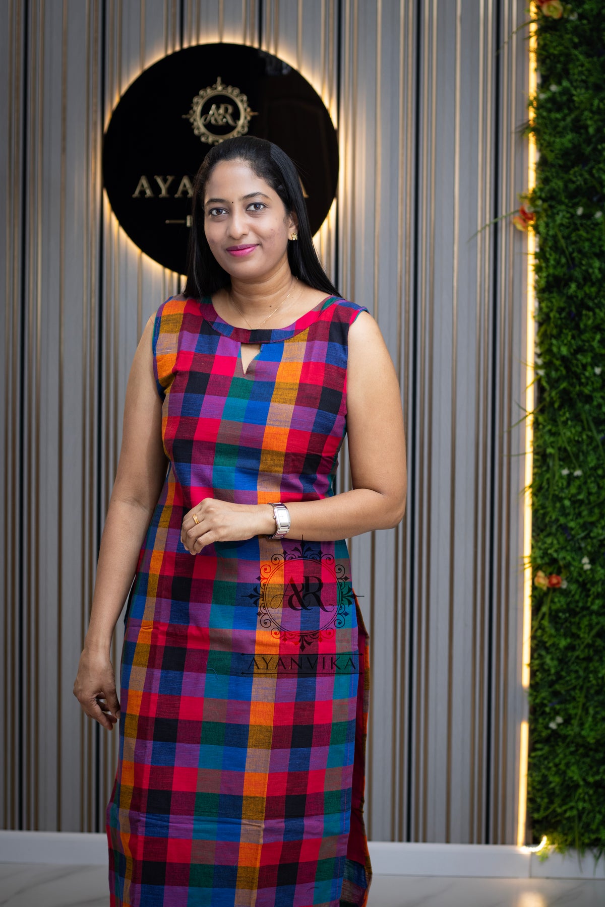 Madras Check Handloom Co-ord Set