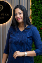 Chikankari Angrakha Pant Co-ord Set