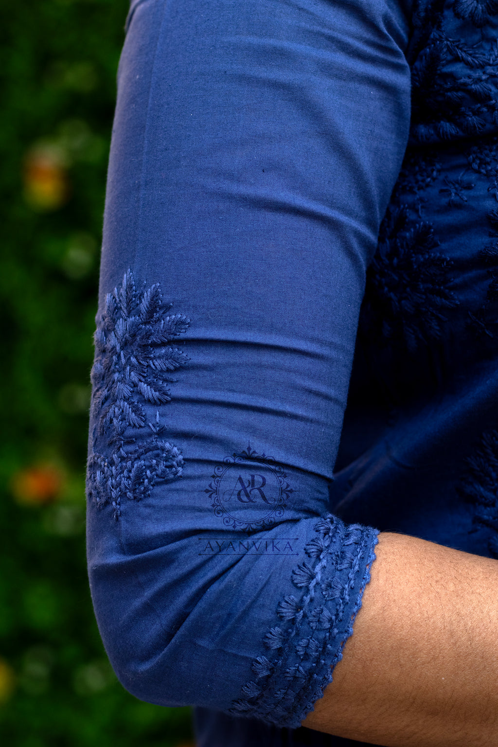 Chikankari Angrakha Pant Co-ord Set