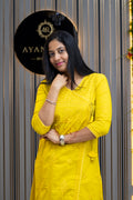 Chikankari Angrakha Pant Co-ord Set