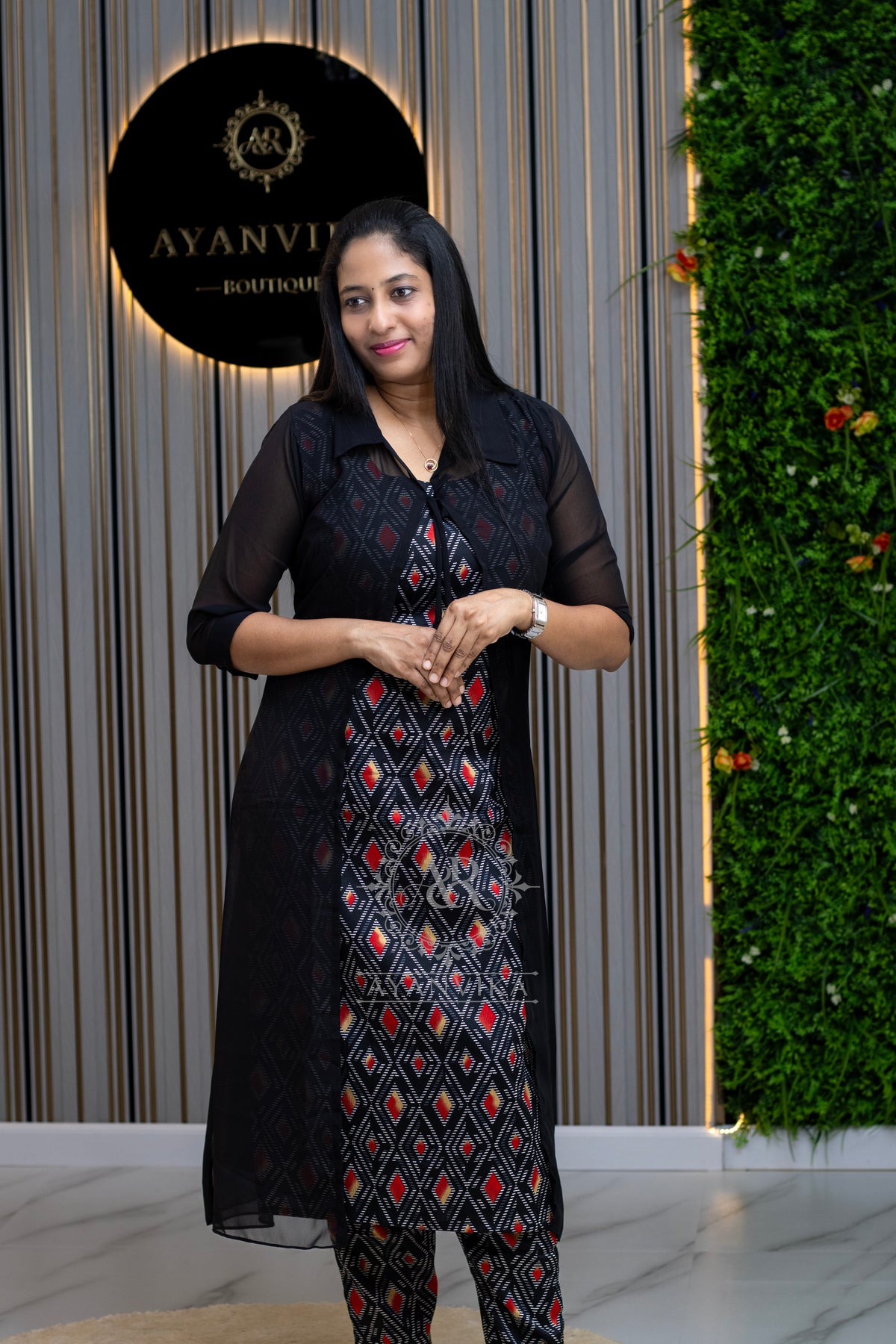 Co Ord Set With Delta Fabric
