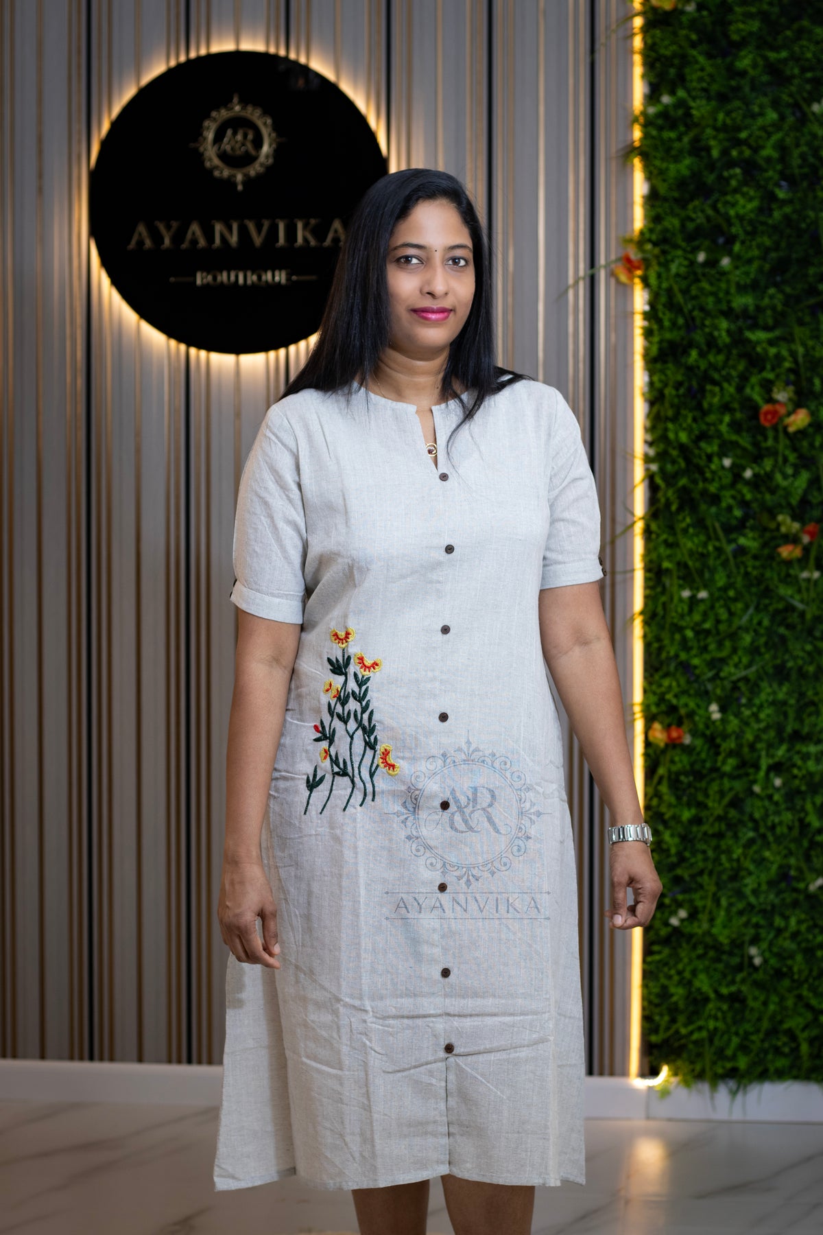 Khadi Cotton Aline Frock