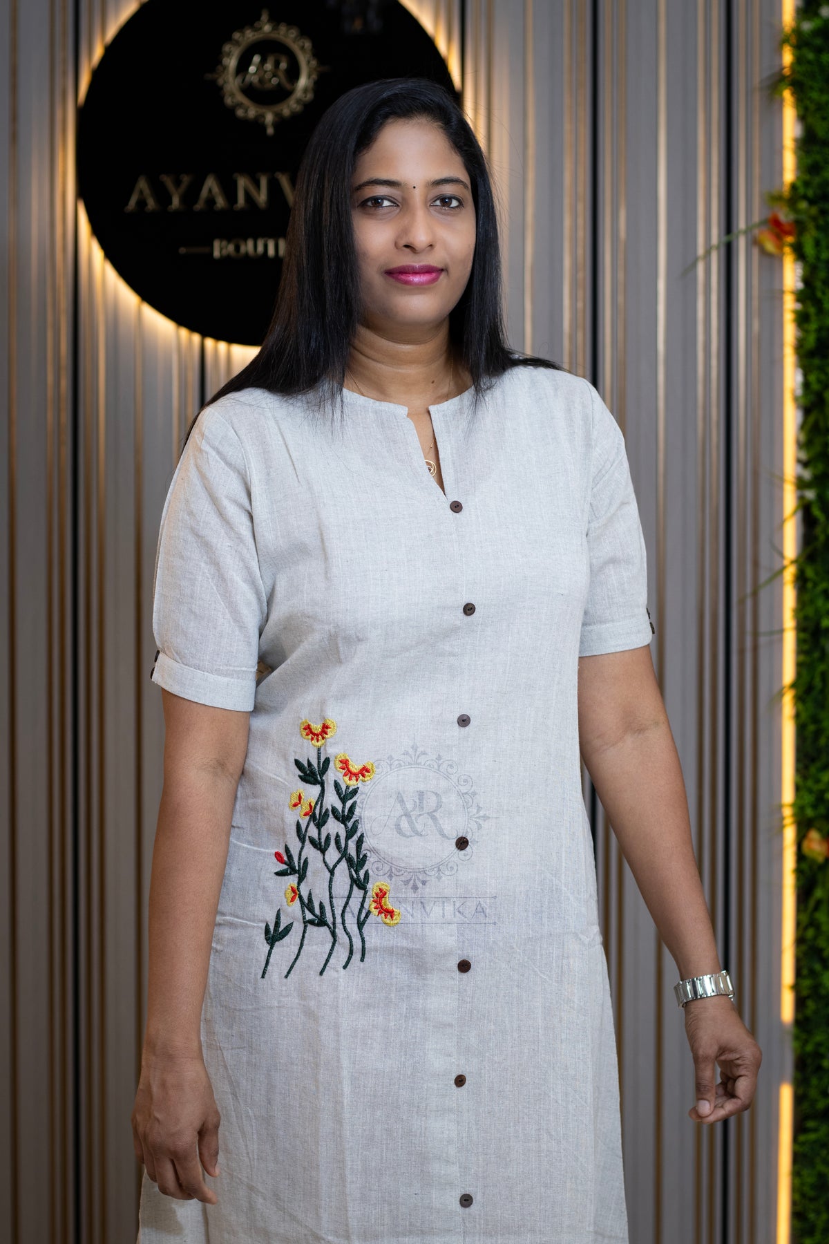 Khadi Cotton Aline Frock