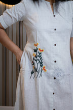 Khadi Cotton Aline Frock