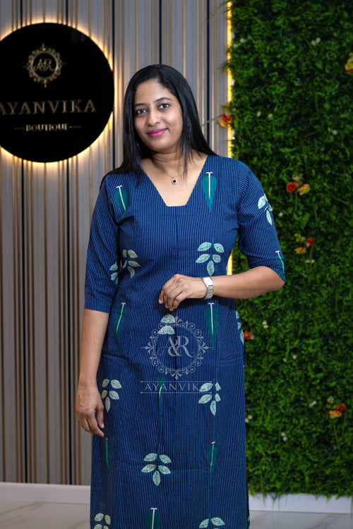 Cotton Kantha Material Top & Pant