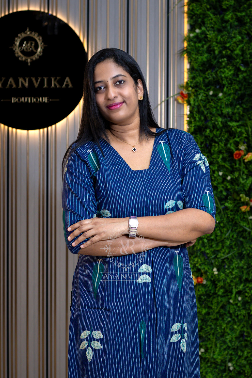 Cotton Kantha Material Top & Pant
