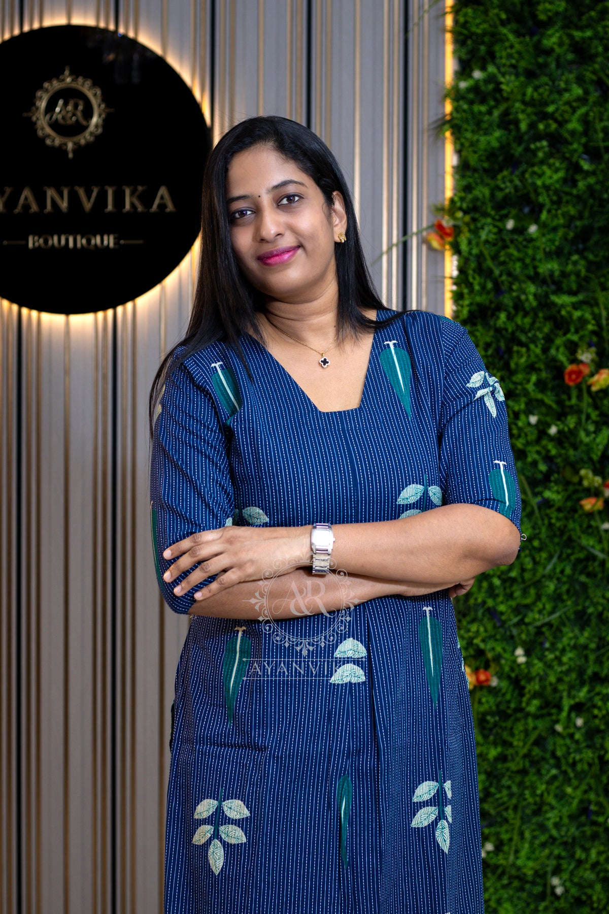 Cotton Kantha Material Top & Pant