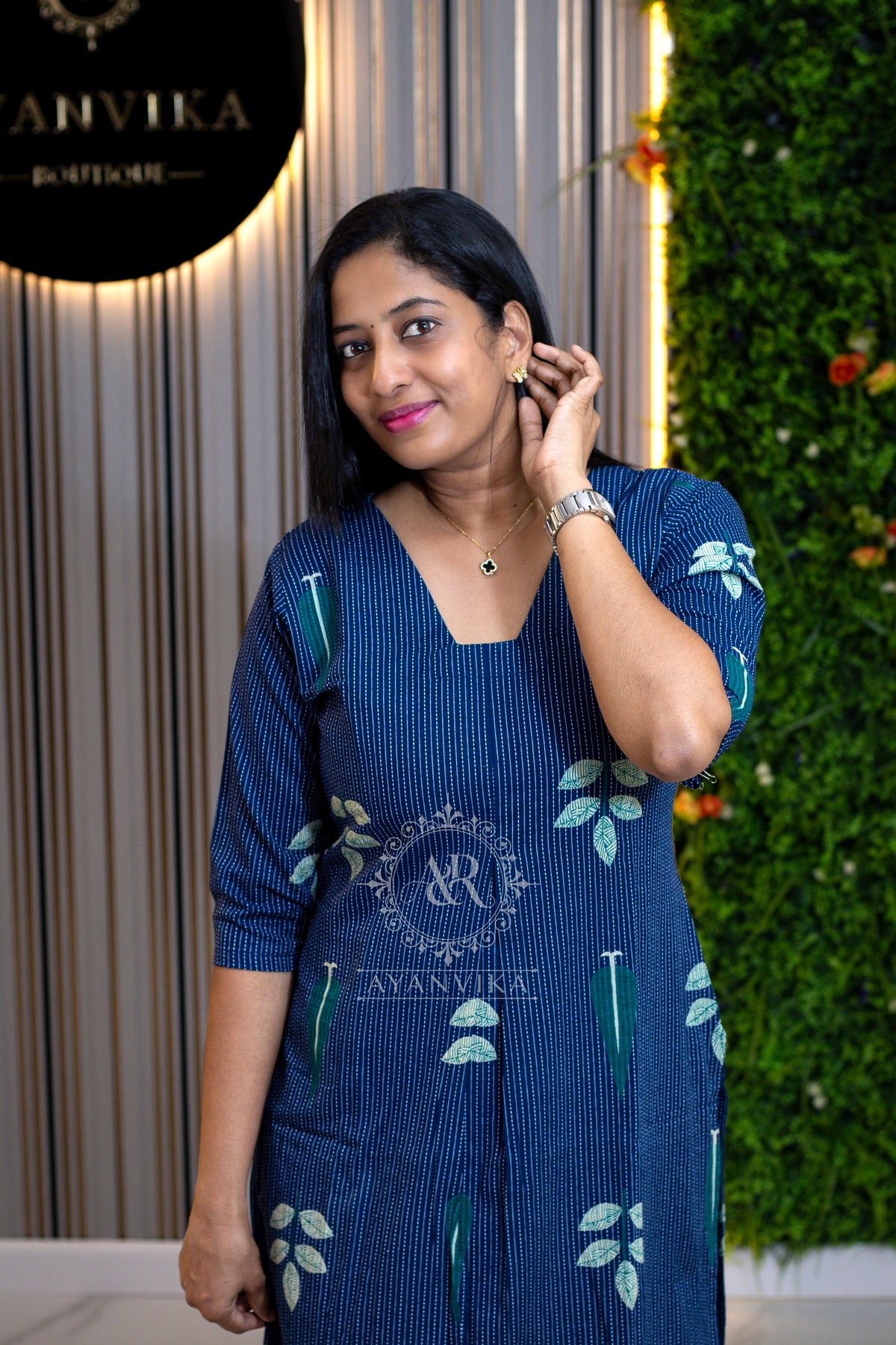 Cotton Kantha Material Top & Pant