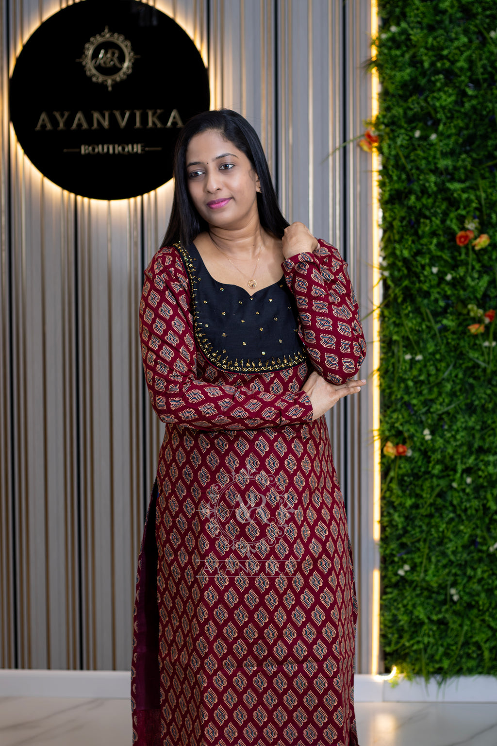 Classic Feel Ajrak Cotton Kurti