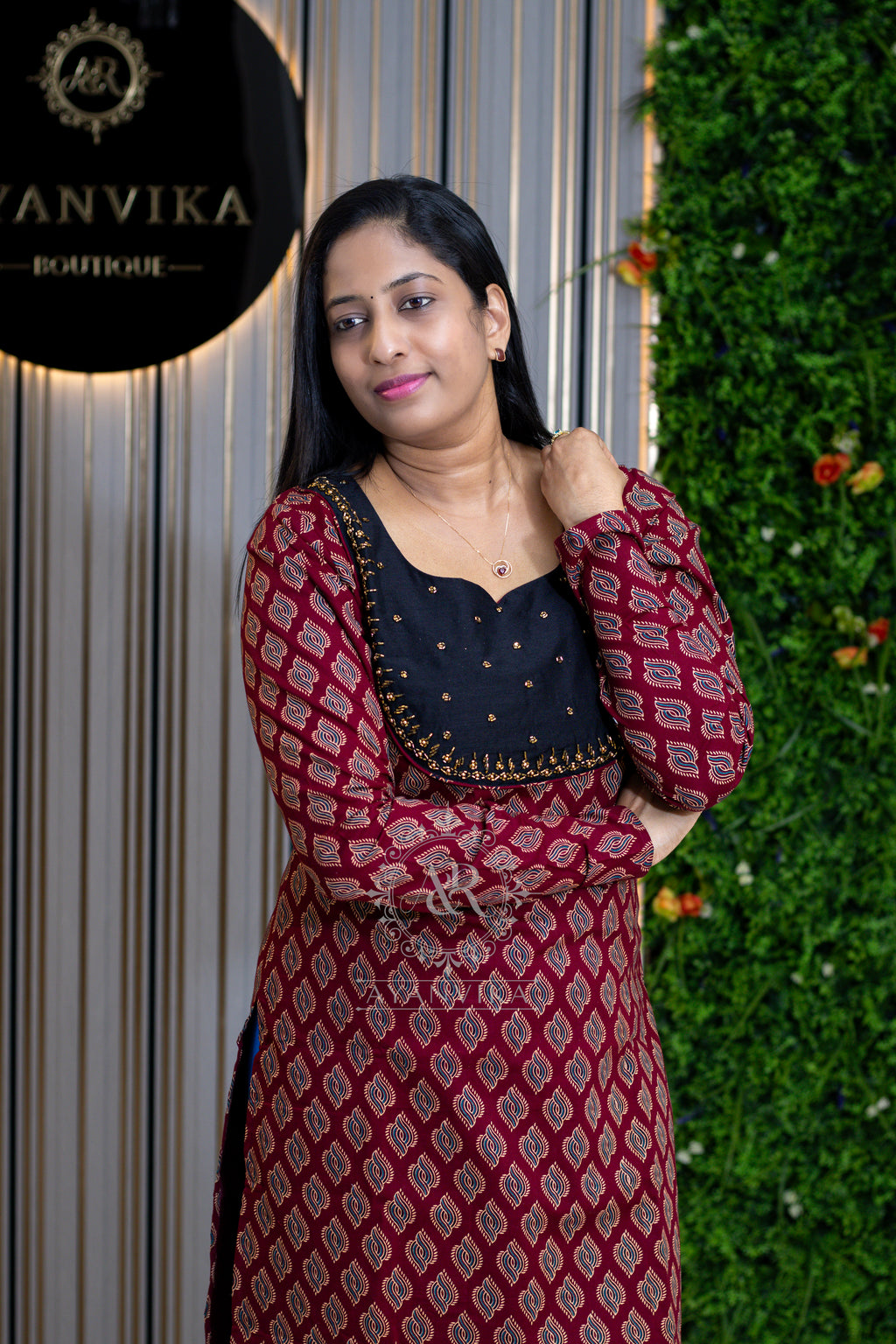 Classic Feel Ajrak Cotton Kurti