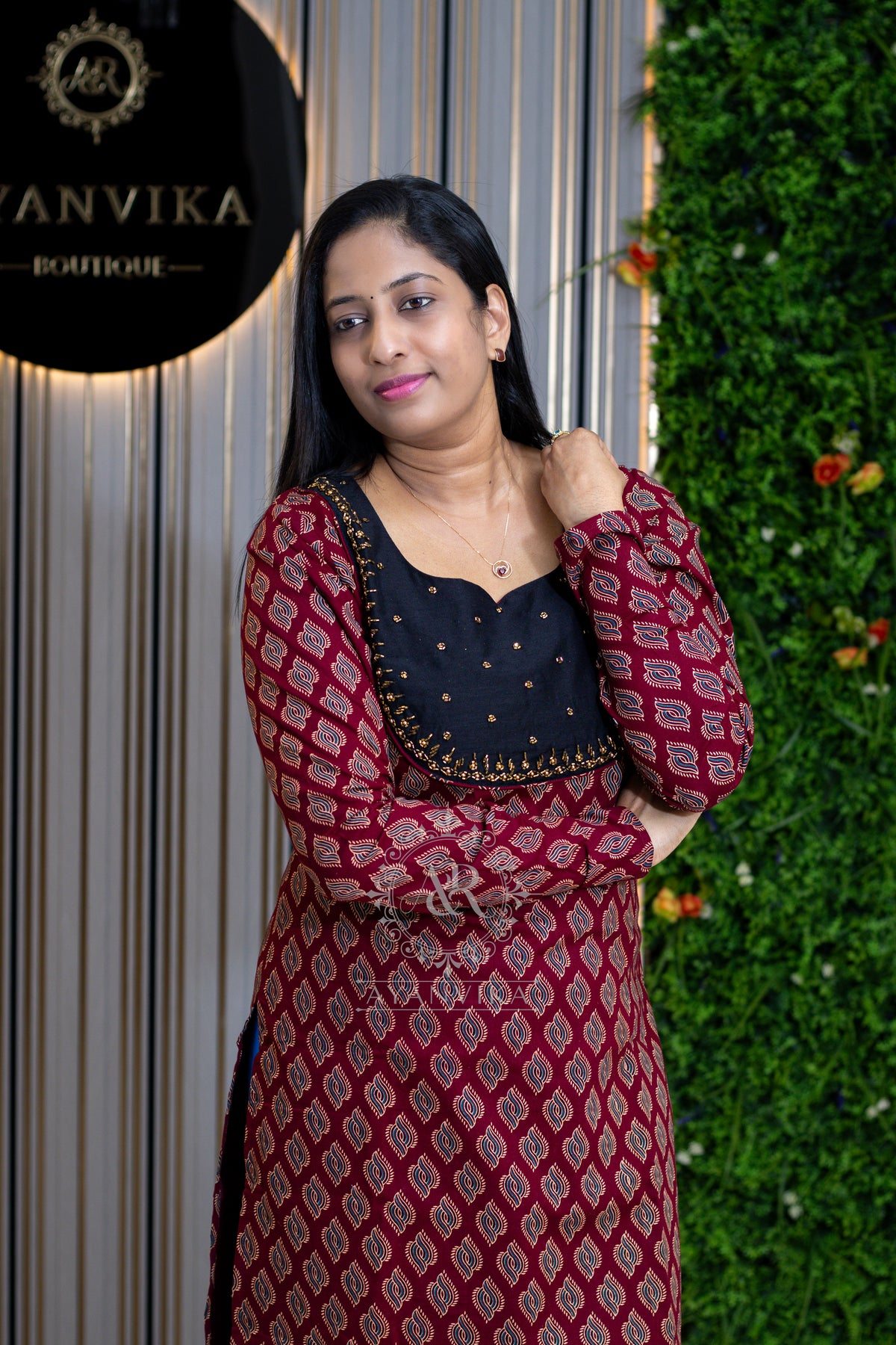 Classic Feel Ajrak Cotton Kurti
