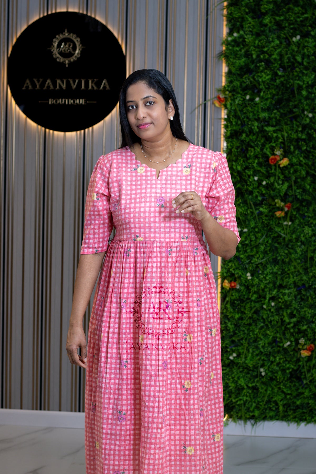 Premium Linen Cotton Frock