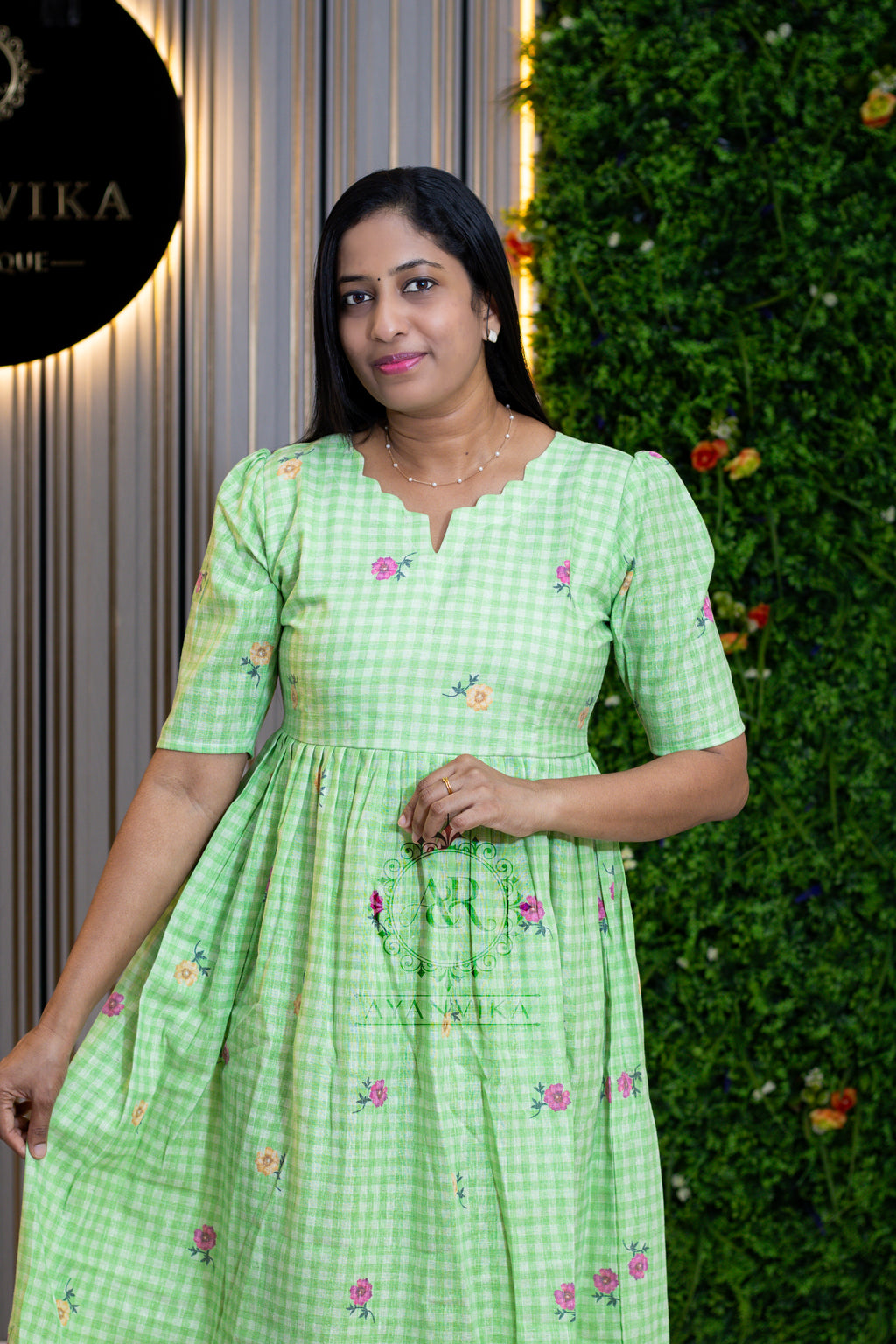 Premium Linen Cotton Frock