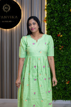 Premium Linen Cotton Frock