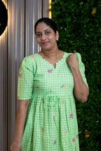 Premium Linen Cotton Frock