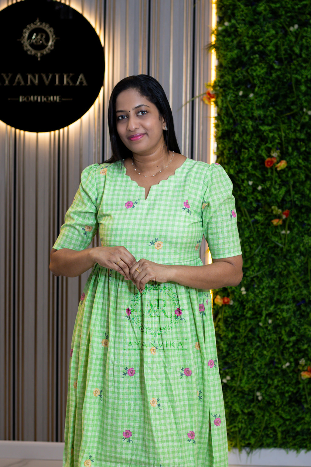 Premium Linen Cotton Frock