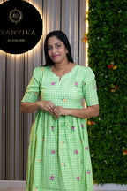 Premium Linen Cotton Frock
