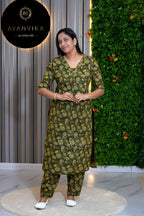 Ajrak Cotton Co-ord Set