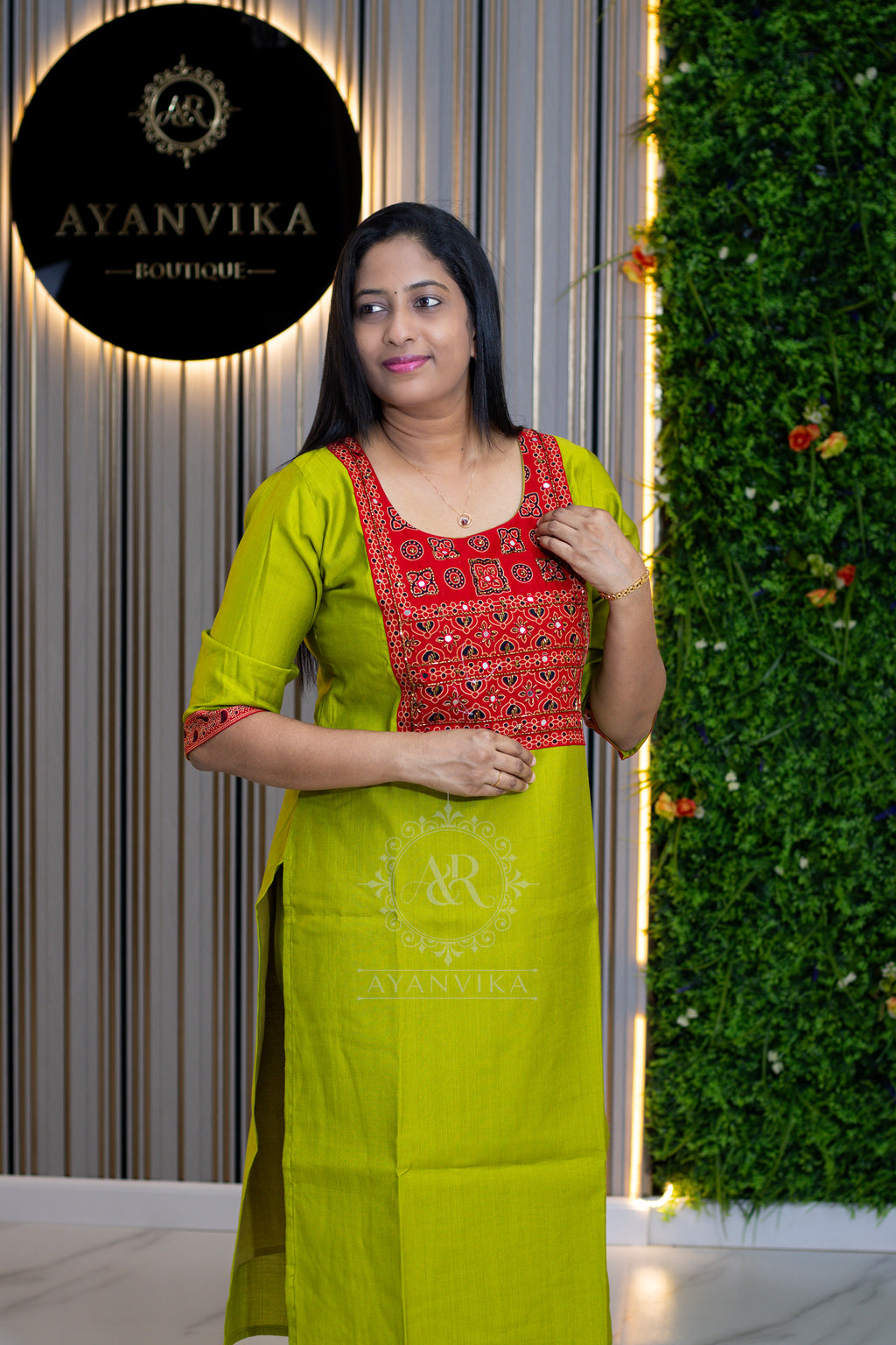 Classic Feel Ajrak Cotton Kurti