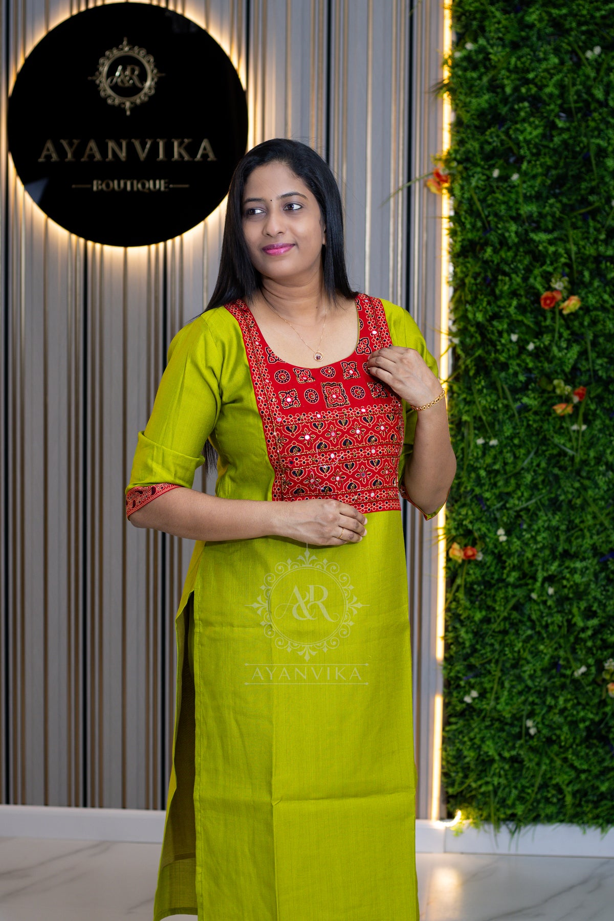 Classic Feel Ajrak Cotton Kurti