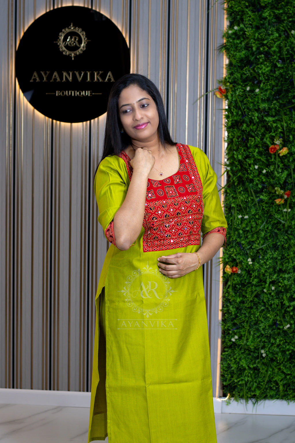 Classic Feel Ajrak Cotton Kurti