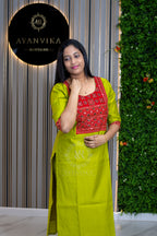 Classic Feel Ajrak Cotton Kurti