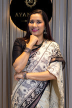 Rashmika inspired Kalamkari Saree