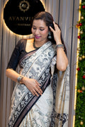 Rashmika inspired Kalamkari Saree